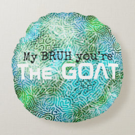 Almofada Redonda Sala de adolescentes de gíria engraçada