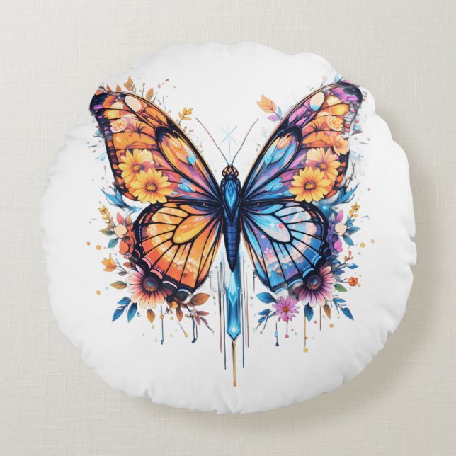 Almofada Redonda Sangue Luminoso (Frente)