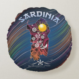 Almofada Redonda Sardenha