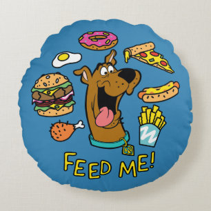 Almofada Redonda Scooby-Doo Feed Me!