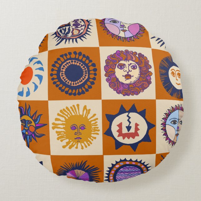 Almofada Redonda Scottsdale Del Sol (Frente)