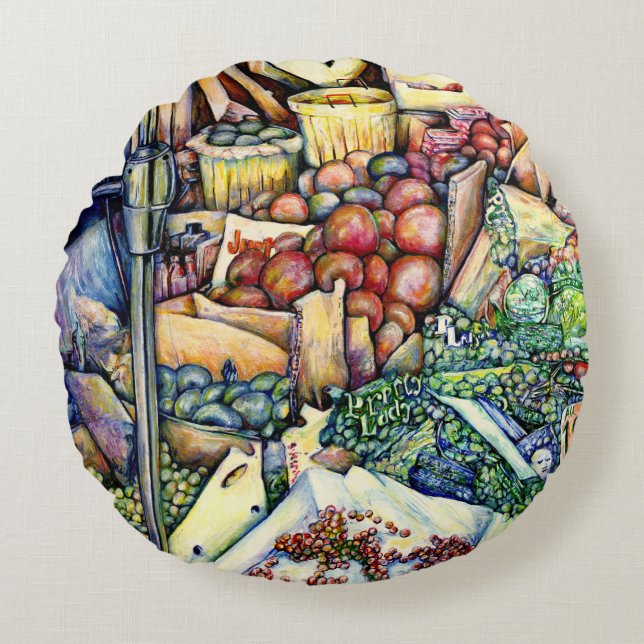 Almofada Redonda Se Deus tivesse melhorado, ela teria mantido (Frente)