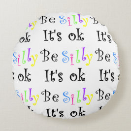 Almofada Redonda Seja Bobo É travesseiro redondo