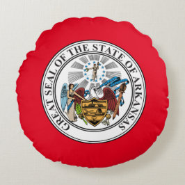 Almofada Redonda Selo de Arkansas