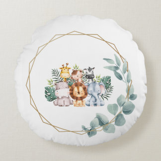 Almofada Redonda Selva-branca