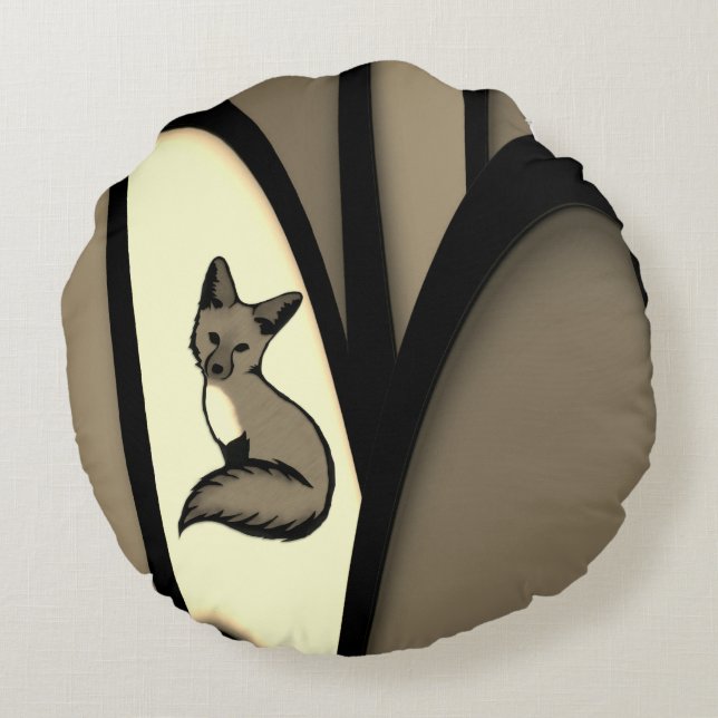 Almofada Redonda Ser Foxy (Verso)