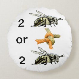 Almofada Redonda Ser ou não ser