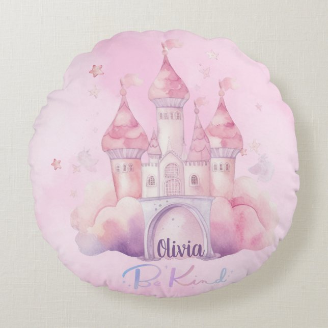 Almofada Redonda Ser Personalizável no Palácio (Frente)