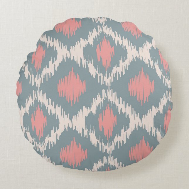 Almofada Redonda Série Ikat (Frente)