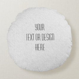 Almofada Redonda Seu design personalizado -
