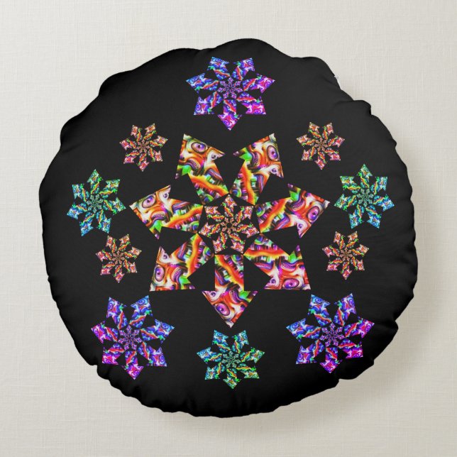 Almofada Redonda Seven Star Mantis (Verso)