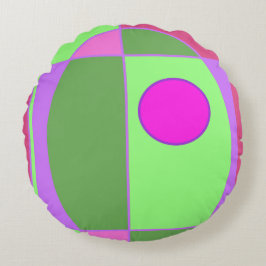Almofada Redonda Sherell Geométrico Cute