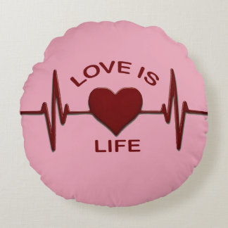 Almofada Redonda Sign of love