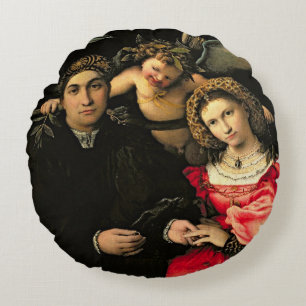 Almofada Redonda Signor Marsilio Cassotti e sua esposa, Faustina