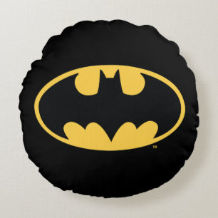 Almofada Redonda Símbolo Batman Logotipo Oval