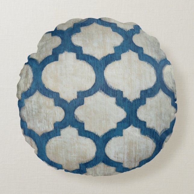 Almofada Redonda Simetria de Espectro II (Frente)