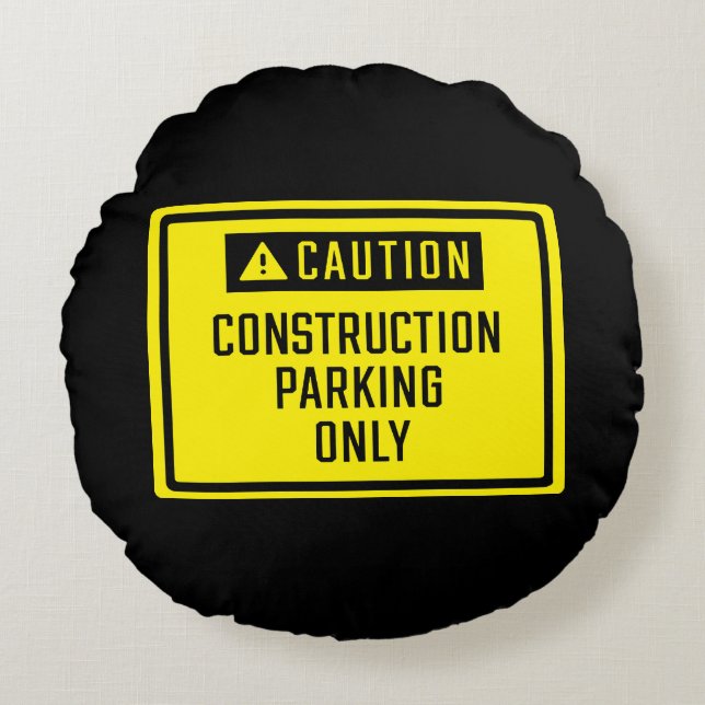 Almofada Redonda Sinal Apenas de Estacionamento de Construção de Pr (Frente)