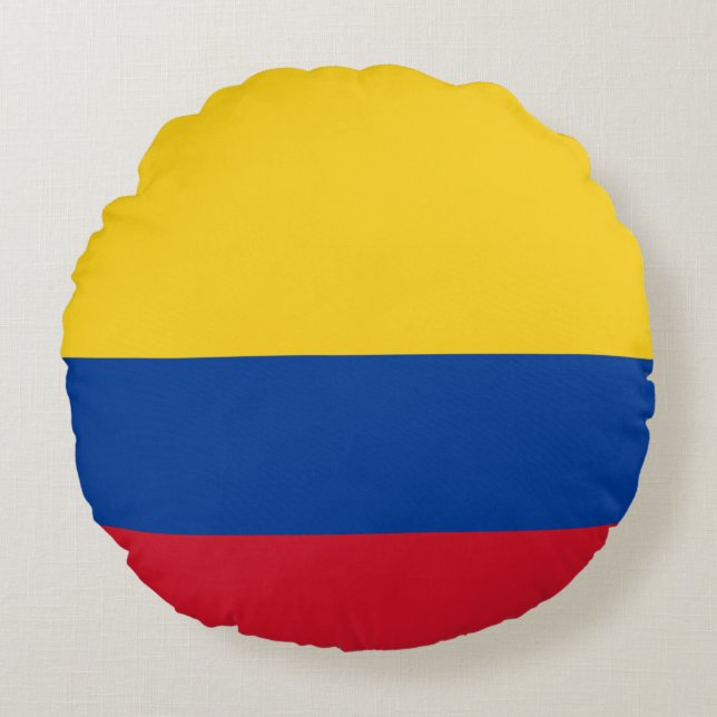 Almofada Redonda Sinalizador Colombiano (Frente)
