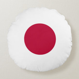 Almofada Redonda Sinalizador Japão (Japonês)