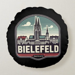 Almofada Redonda Skyline Retro Bielefeld