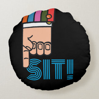 Almofada Redonda Snazzy Ponteiro Travesseiro redondo