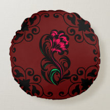 Soft Personalizado de Paisley Crimson Elegante