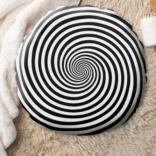 Almofada Redonda Sonhe com seu Travesseiro espiral hipnose (Ideal for adding a pop of excitement to your couch, bed, or lounge area!)