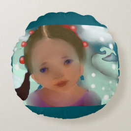 Almofada Redonda Sonhos de Natal