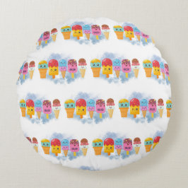 Almofada Redonda sorvete