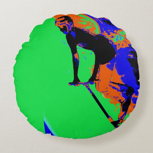 Almofada Redonda Speedster do Patinete Stunt - Patinete (Frente)