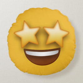 Almofada Redonda Star Eyes Emoji