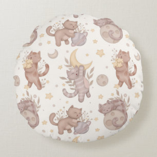 Almofada Redonda Star Kittens