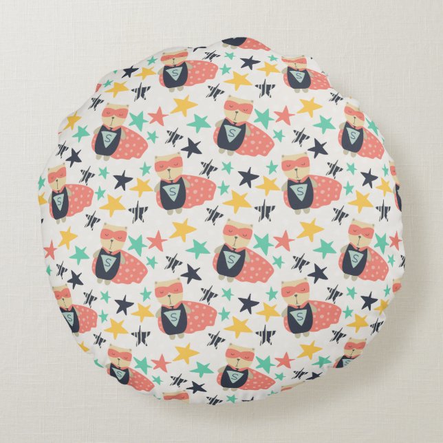 Almofada Redonda Star Super Hero (Verso)
