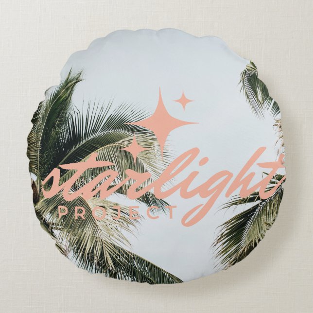 Almofada Redonda starlight project connection (Frente)