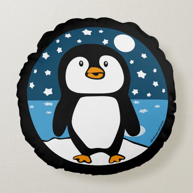 Almofada Redonda Starry Starry Peng (Frente)