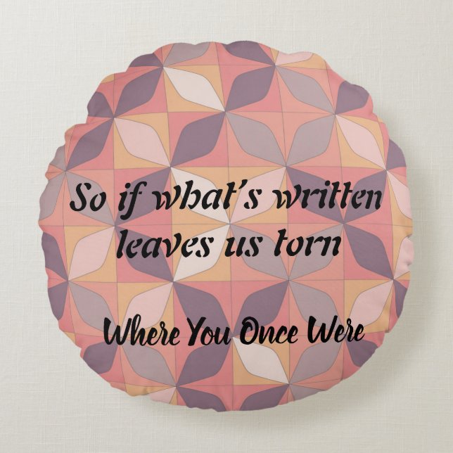 Almofada Redonda Stars Could Change, My Heart Won’t, video version (Frente)