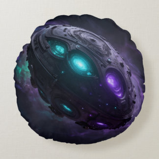 Almofada Redonda Stellar Path – Journey Through the Universe´1