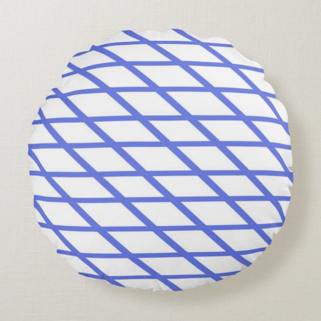 Almofada Redonda stripes abstrato art (Frente)