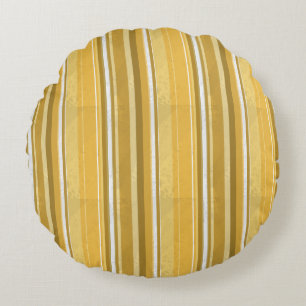 Almofada Redonda Stripes Amarelo
