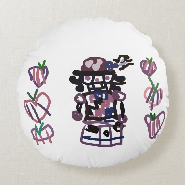 Almofada Redonda Sugar plum nutcracker (Frente)