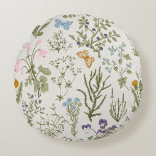 Almofada Redonda Summer Floral Selvagens