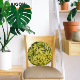 Almofada Redonda Sundance Mexicano Orange Plant Floral