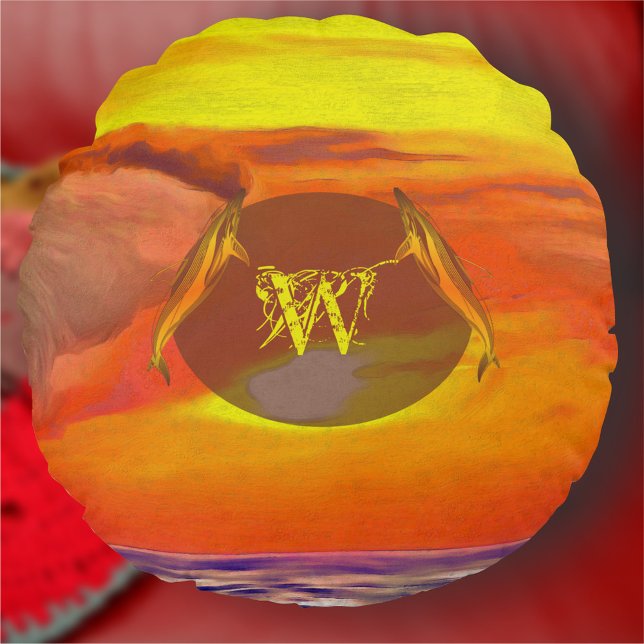 Almofada Redonda Sunset 2443 (Criador carregado)