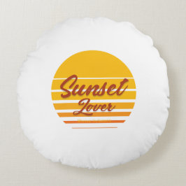 Almofada Redonda "Sunset Lover"