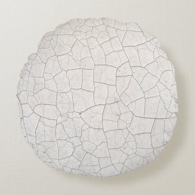 Almofada Redonda Superfície rachada (Frente)