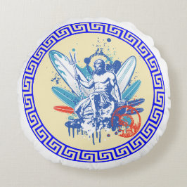 Almofada Redonda Surfer Poseidon