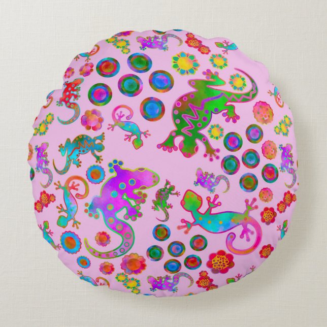 Almofada Redonda Tails from the Nursery at Dusk (Frente)