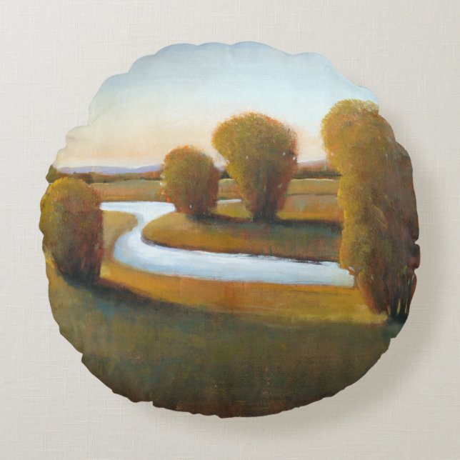 Almofada Redonda Tarde V claro (Frente)