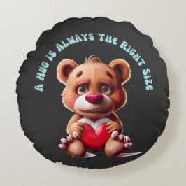 Almofada Redonda Teddy Bear Hug