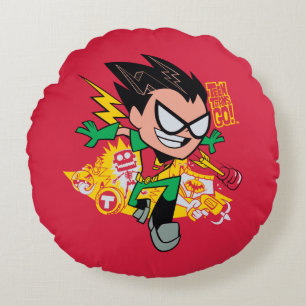 Almofada Redonda Teen Titans Go! Gráfico Arsenal de Robin